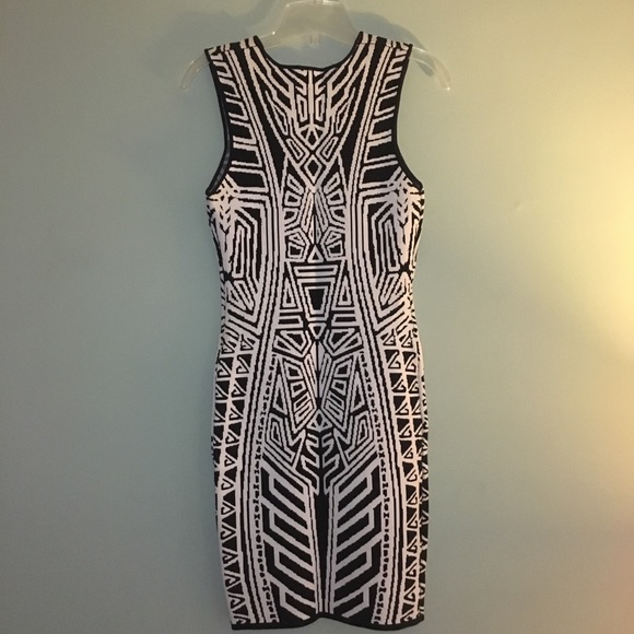 Printed Cocktail Dress - Picture 3 of 3